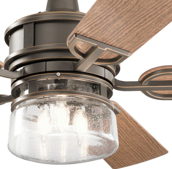 STROPNÍ VENTILÁTOR, 132/48 cm Elstead Lighting - Stropní svítidla