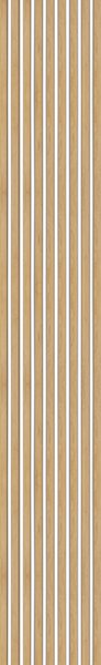 Windu Akustický obkladový panel, dekor Dub/bílá deska 2600x400mm, 1,04m2