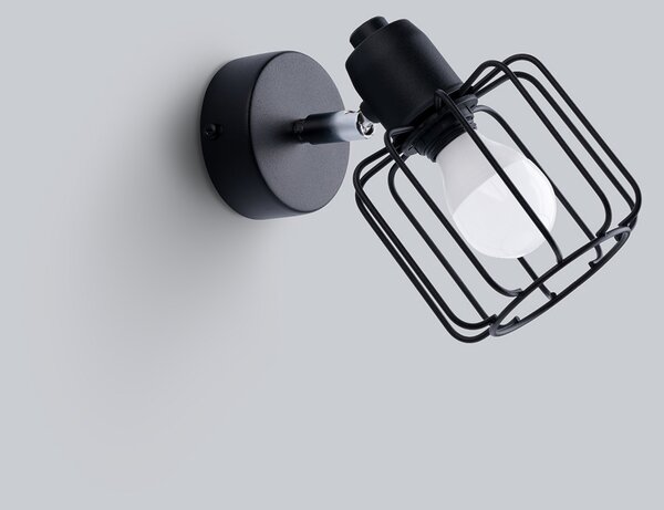 Sollux Lighting Nástěnné svítidlo BELUCI 1 černé