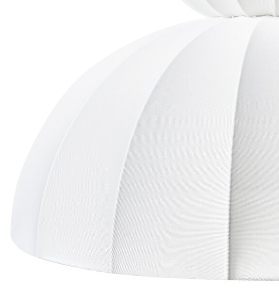 Závěsná lampa GOELETTE Umělé hedvábí Bílá