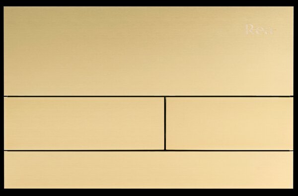 Rea, Ovládací tlačítko k podomítkovým systémům WC T Rea K011A-Q Gold Brush, REA-E0055