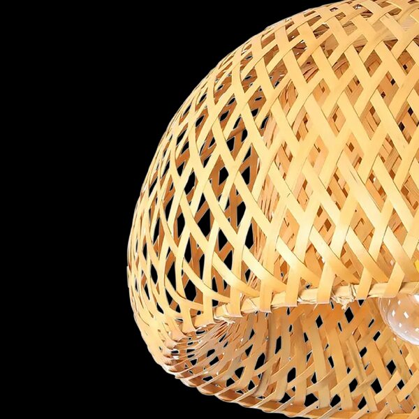 Toolight Toolight, stropní svítidlo 1xE27 APP1577-5C, přírodní hnědá, OSW-03618