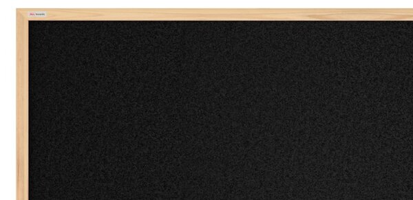 ALLboards NATURAL TKBLACK64D černá korková nástěnka 60 x 40 cm