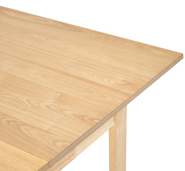 Rozkládací jídelní stůl CAMDEN Světlý jasan 160/200 cm 95 cm