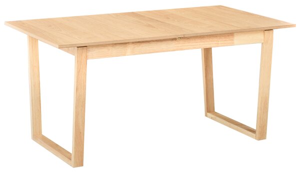 Rozkládací jídelní stůl CAMDEN Světlý jasan 160/200 cm 95 cm