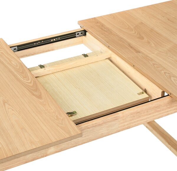 Rozkládací jídelní stůl CAMDEN Světlý jasan 160/200 cm 95 cm