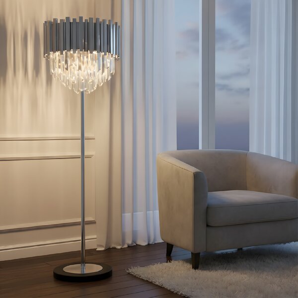 Toolight Toolight, podlahová lampa pro postavení 3xE14 APP1716-3F, chromová, OSW-04338