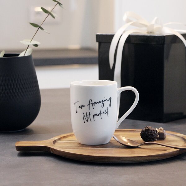 Villeroy&Boch Statement hrnek mit Henkel Amazing. Not Perfect. 115 x 80 x 104 mm, 290 ml