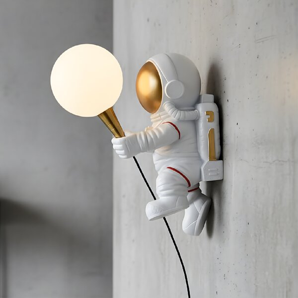 Toolight Toolight, nástěnné svítidlo ASTRONAUT APP1804-1W COSMO, bílá-zlatá, OSW-04389
