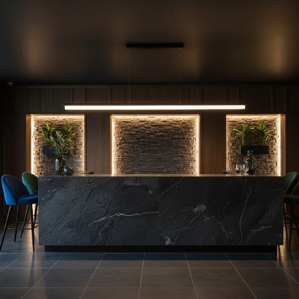 Toolight Toolight, LED stropní svítidlo 200cm, 48W, 4000K, APP1695-CP, černá, OSW-07892