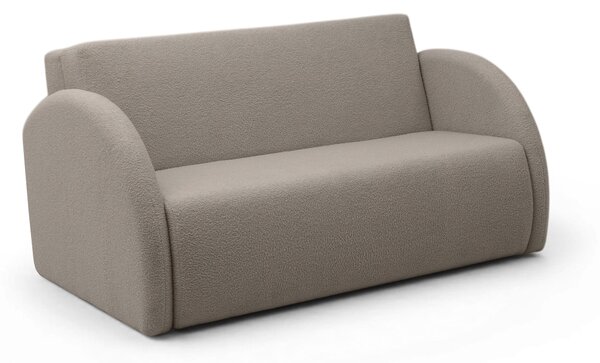 Rozkládací pohovka Nubi třímístná 140 cm s úložným prostorem - béžový boucle Quelle 16