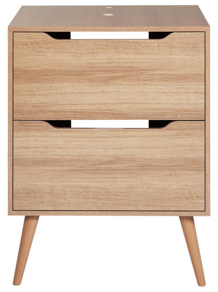 Skříňka pod umyvadlo CARIACICA 60 cm Světle hnědá