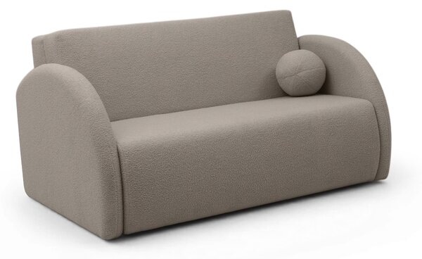 Rozkládací pohovka Nubi třímístná 140 cm s úložným prostorem - béžový boucle Quelle 16