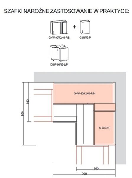 Family Line Skříňka Iris GNW-90/95/40, P/B, Dub hikora/Boho green matt
