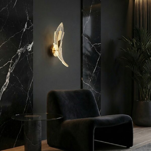 Toolight Rea, NÁSTĚNNÉ LED SVÍTIDLO G182-W GOLD, OSW-07814