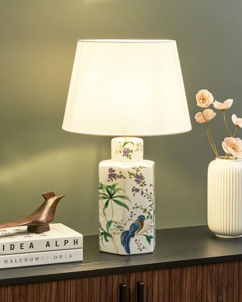 Stolní lampa CAVADO Porcelán Bílá
