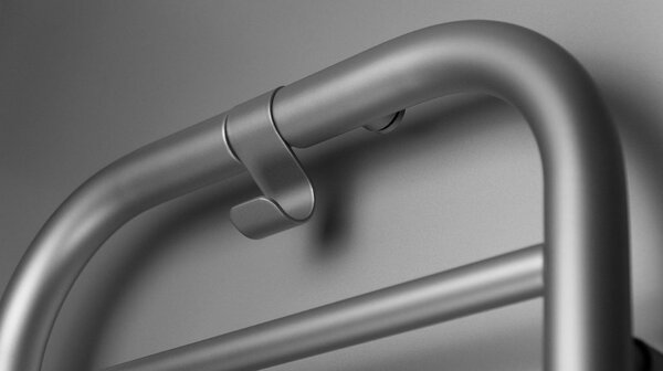 Deante Silia, koupelnový radiátor 500x1210 mm, 458W, broušená ocel, DEA-AGI_FG41