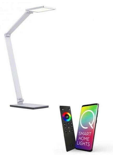 Paul Neuhaus Stolní LED lampa Q-HANNES, 10W, v.76 cm, ZigBee, CCT 2700-5000K