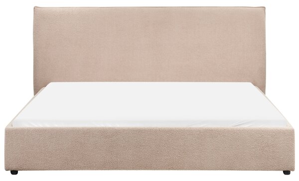 Postel Buklé LAVAUR 180 x 200 cm Taupe
