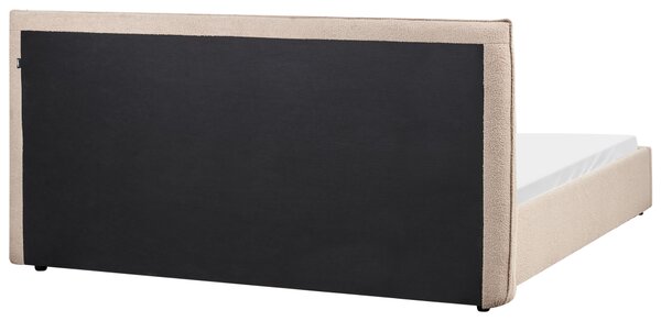 Postel Buklé LAVAUR 180 x 200 cm Taupe