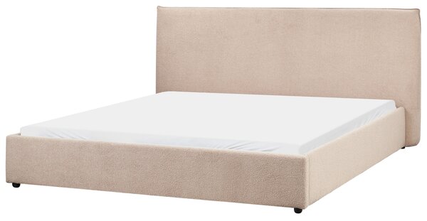 Postel Buklé LAVAUR 180 x 200 cm Taupe