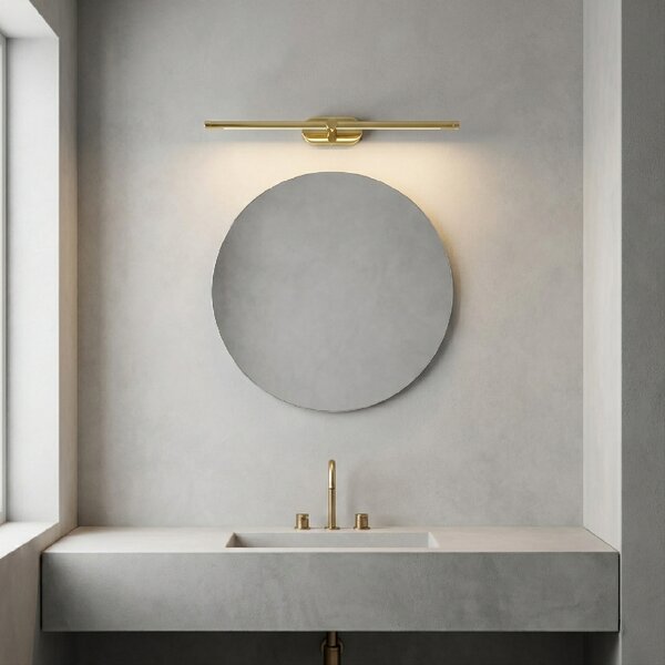 Toolight Toolight, LED nástěnné svítidlo 60cm, 13W, 4000K, 1000lm, APP1890-1W, zlatá lesklá, OSW-66045