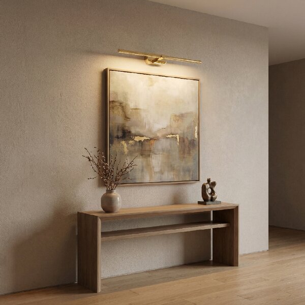 Toolight Toolight, LED nástěnné svítidlo 60cm, 13W, 4000K, 1000lm, APP1890-1W, zlatá lesklá, OSW-66045