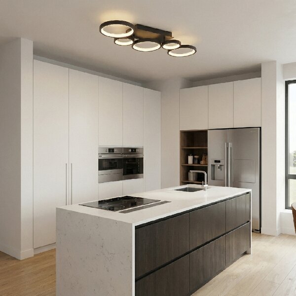 Toolight Toolight, LED stropní svítidlo, 35W, 4000K, 2000lm, APP1913-C, černá, OSW-66060