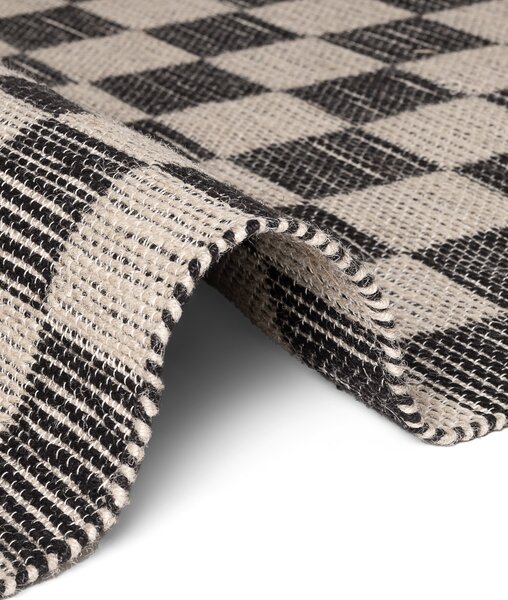 Hanse Home, Kusový koberec Handloom 106333 Rex White Black, 120x170, černobílá, chodba / předsíň