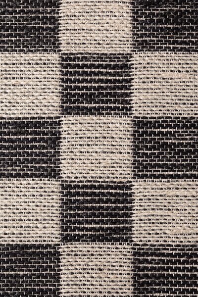 Hanse Home, Kusový koberec Handloom 106333 Rex White Black, 120x170, černobílá, chodba / předsíň