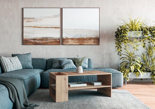 Konferenční stolek BELA 100x42 cm dub artisan