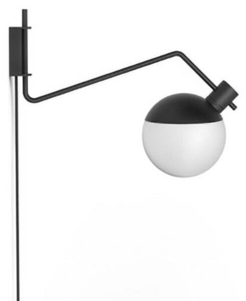 Nástěnná Svítidla GRUPA, Baluna Medium, stmívatelné, Černá, Obývací pokoj, Kov, Design