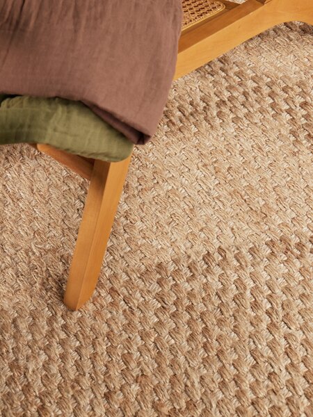Hanse Home, Kusový koberec Handloom 106335 Fjord Natural Gold, 160x230, béžová, chodba / předsíň