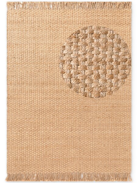 Hanse Home, Kusový koberec Handloom 106335 Fjord Natural Gold, 160x230, béžová, chodba / předsíň