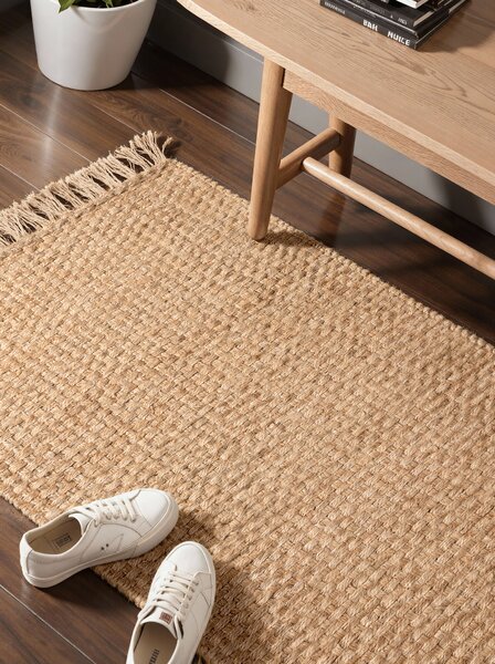 Hanse Home, Běhoun Handloom 106335 Fjord Natural Gold, 80x300, béžová, chodba / předsíň