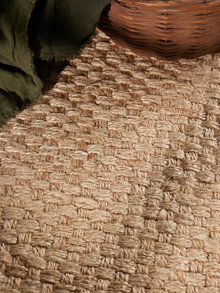 Hanse Home, Běhoun Handloom 106335 Fjord Natural Gold, 80x300, béžová, chodba / předsíň