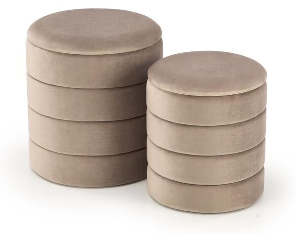 SADA 2x Taburet PAX pr. 33/40 cm taupe