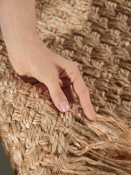 Hanse Home, Běhoun Handloom 106335 Fjord Natural Gold, 80x300, béžová, chodba / předsíň