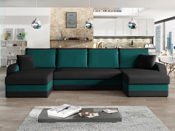 Rohová rozkládací pohovka Dalmir U Lux, Potah: Flow 09 5903211493225