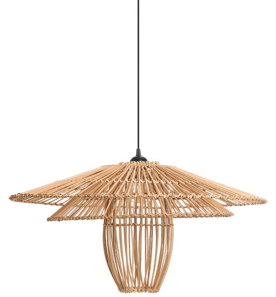 Závěsná lampa BOTIJAS Ratan Přírodní
