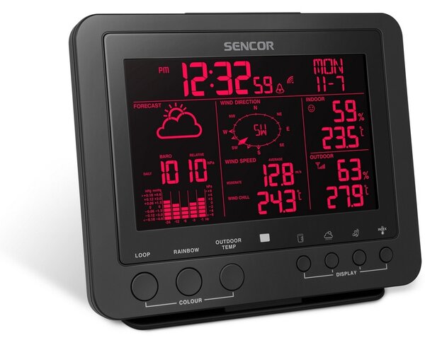 Sencor SWS 9700 Profesionální meteostanice s bezdrátovým senzorem 5v1