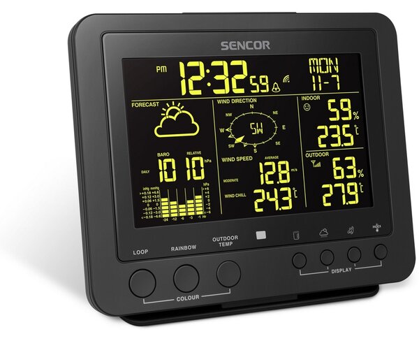 Sencor SWS 9700 Profesionální meteostanice s bezdrátovým senzorem 5v1