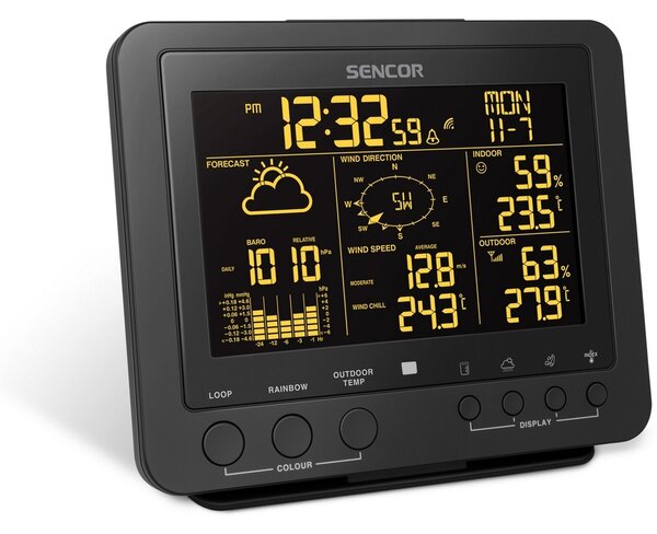 Sencor SWS 9700 Profesionální meteostanice s bezdrátovým senzorem 5v1