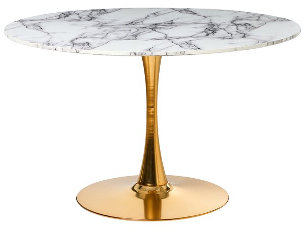 Jídelní stůl BOCA Bílý mramor 120 cm 120 cm