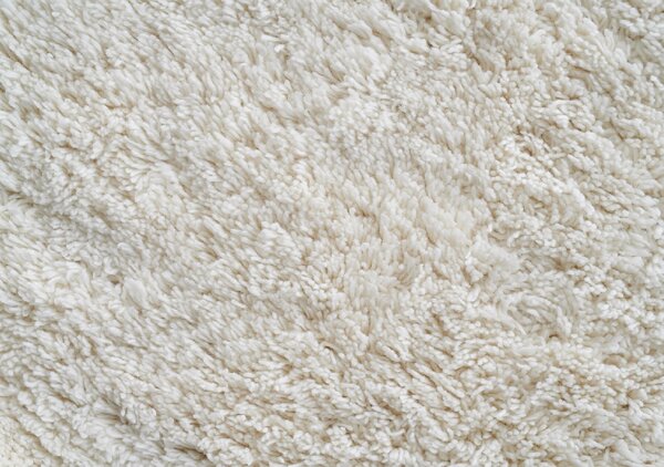 Linie Design Vlněný koberec Vantaa White, huňatý Barva: White (bílá), Rozměr: 140x200 cm