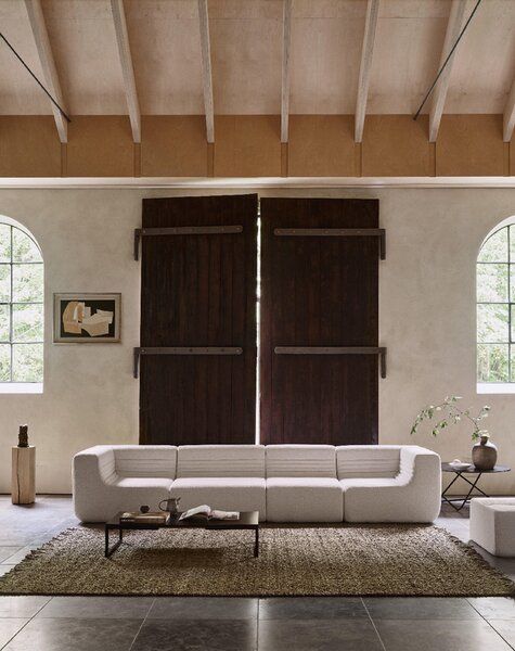 Linie Design Jutový koberec Nessa Natural, ručně tkaný Barva: Natural (přírodní), Rozměr: 140x200 cm