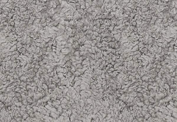 Skinnwille Home Collection Polštář australská kožešina Curly, přírodní šedá, 45x45 cm