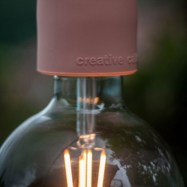 Creative cables Eiva IP65, elegant silikonová objímka E27 Barva komponentu: Světle zelená