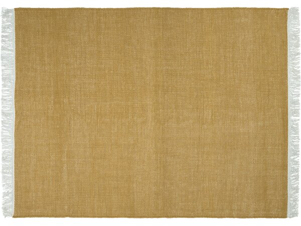 Linie Design Vlněný koberec Birla Yellow, žlutý Rozměr: 140x200 cm