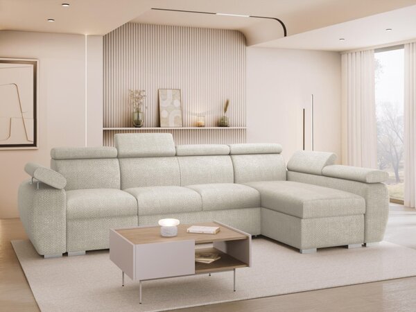 Rohová rozkládací pohovka Giza LCP, Strana: Pravá - 1p(65)+2r+LCp, Potah: Paros 02 5903211337697